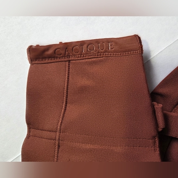 Cacique Comfort Bliss Strapless Convertible Bra Size 40DDD Cocoa Brown Padded - Picture 8 of 9